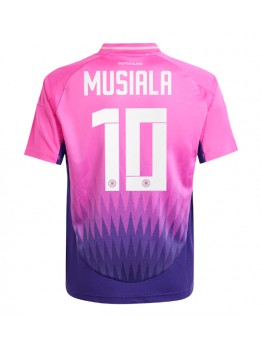 Muži Futbalové oblečenie Nemecko Jamal Musiala #10 ME 2024 Krátky Rukáv - Preč